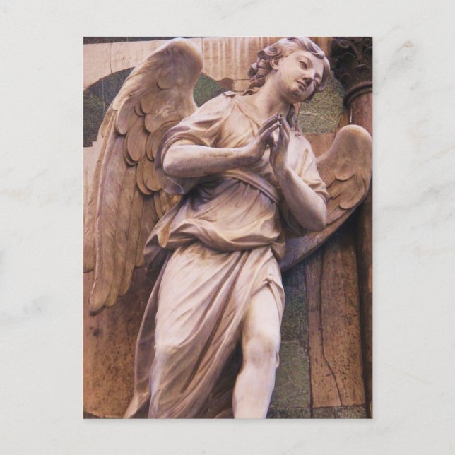 Peaceful Renaissance Angel Postcard (Front)