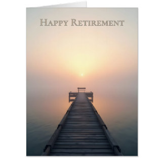 Peaceful Retirement Greeting Design Card