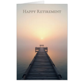 Peaceful Retirement Greeting Design Card