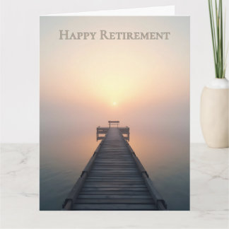 Peaceful Retirement Greeting Design Card
