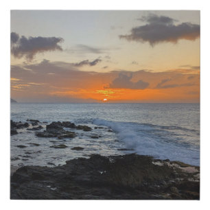 Peaceful Scene Big Island Hawaii Faux Canvas Print