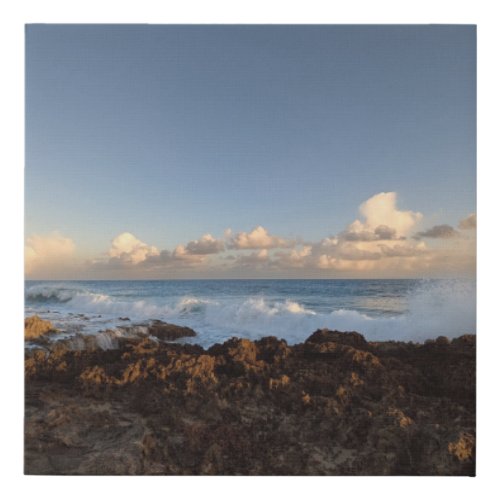 Peaceful Scene Big Island Hawaii Faux Canvas Print