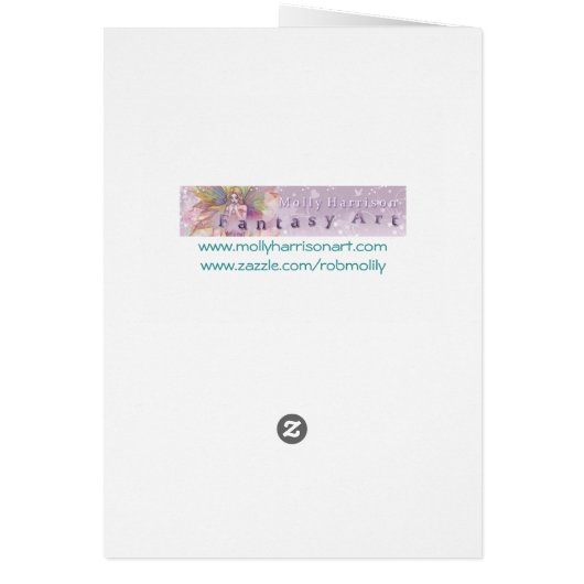 Peaceful Sea Mermaid and Fish Fantasy Art (Back)