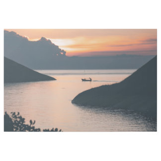 Peaceful Seascape at Dusk  Gallery Wrap