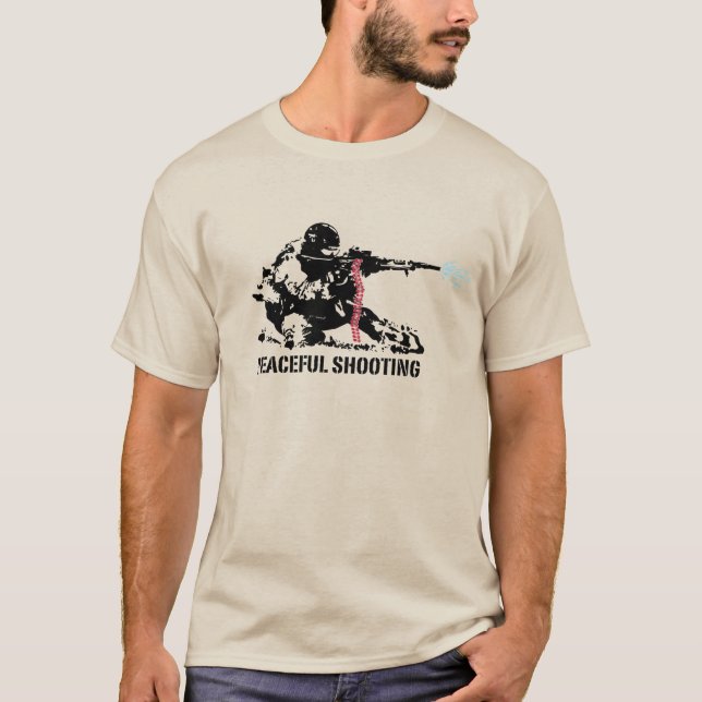 Peaceful shooting T-Shirt (Front)