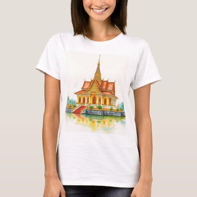 Peaceful Siam Temple with T-shirt  (Front)