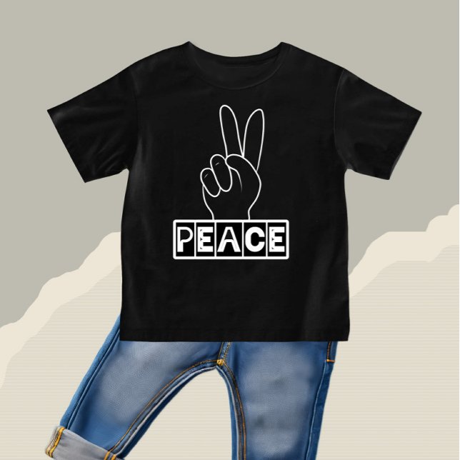 Peaceful sign baby T-Shirt (Creator Uploaded)