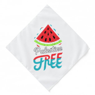 Peaceful Slices Watermelon Free Palestine - Suppor Bandana