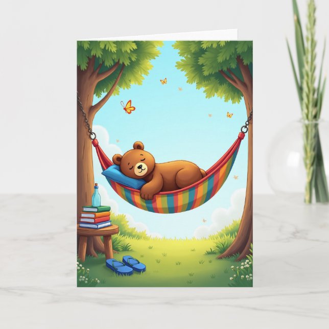 Peaceful Slumber Birthday Card (Front)