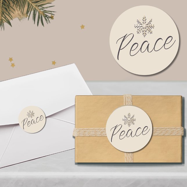 Peaceful Snowflake Holiday Sticker (Creator Uploaded)