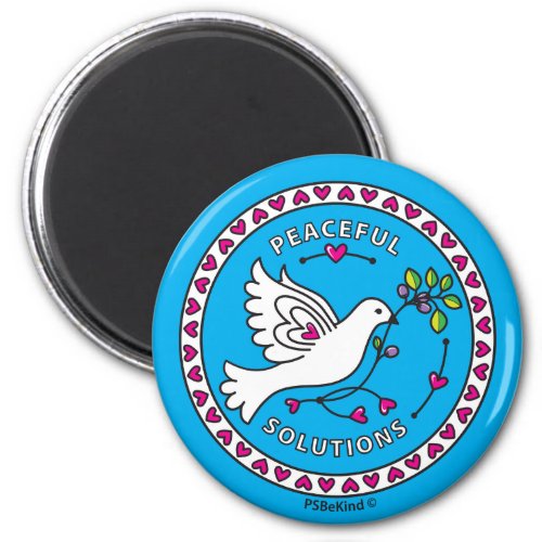 Peaceful Solutions 1_Round Magnet 225