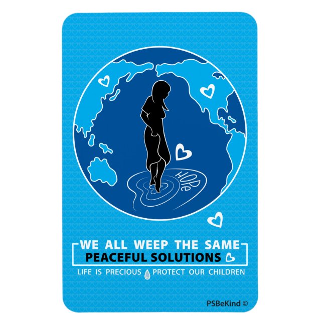 Peaceful Solutions_Flexible Magnet 4" x 6" (Vertical)