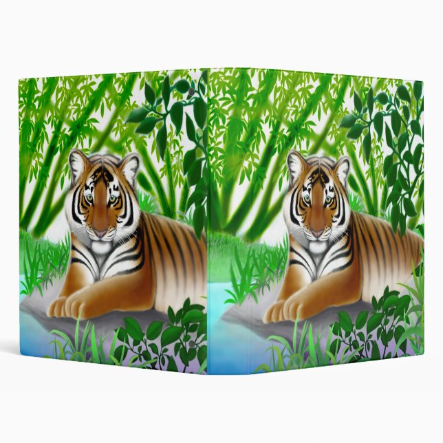 Peaceful Sumatran Tiger Avery Binder (Background)