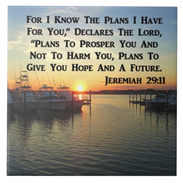 PEACEFUL SUNSET ON THE LAKE CERAMIC TILE (Front)