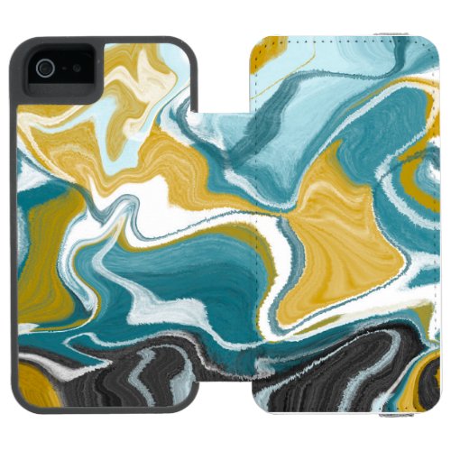 Peaceful Swirls  iPhone SE55s Wallet Case