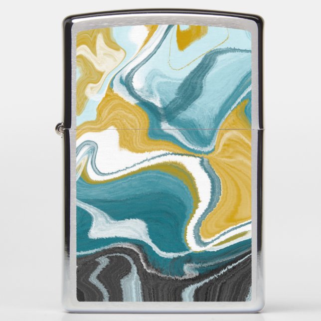 Peaceful Swirls    Zippo Lighter (Front)
