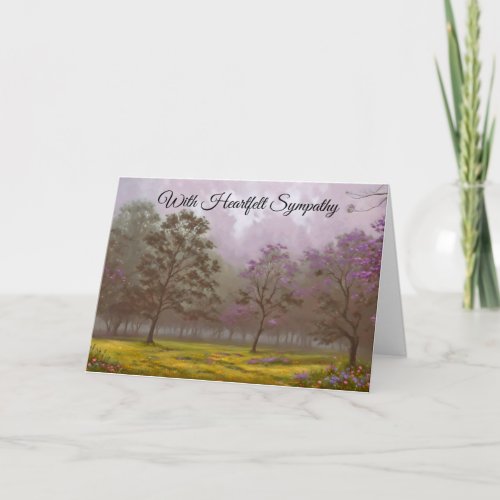 Peaceful Sympathy Faith Card