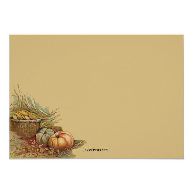 Peaceful Thanksgiving Photo Card