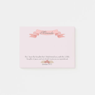 Peaceful Thoughts Christian Post-it Notes