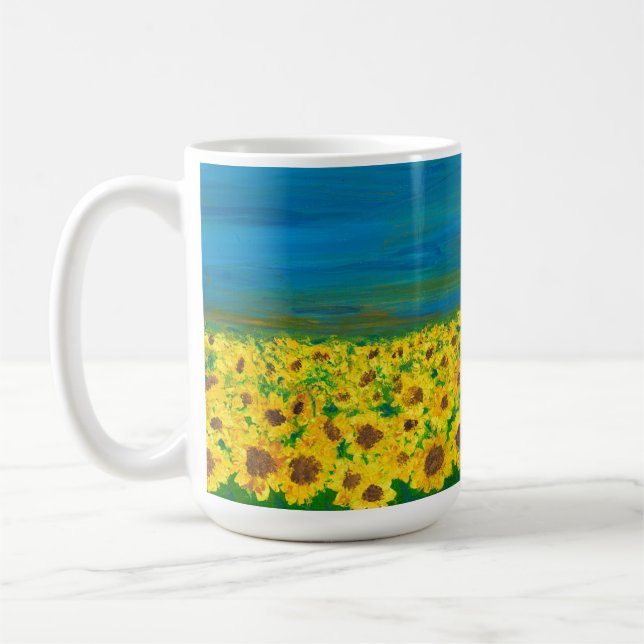 Peaceful Ukraine Art Mug (Left)