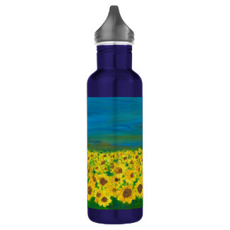Peaceful Ukraine Art Stainless 24oz Water Bottle