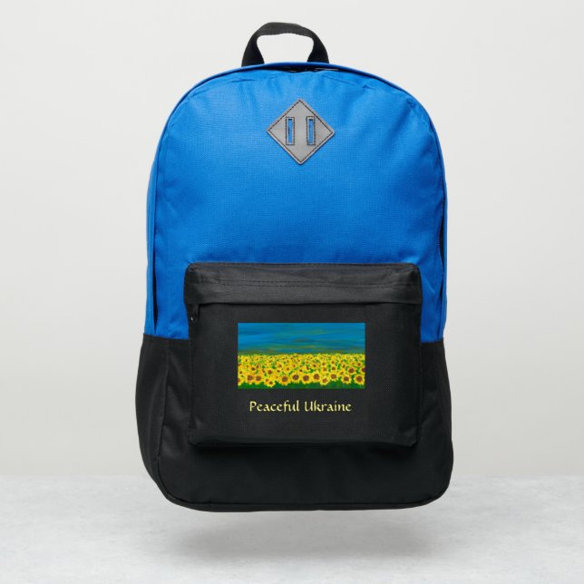 Peaceful Ukraine Backpack (Front)