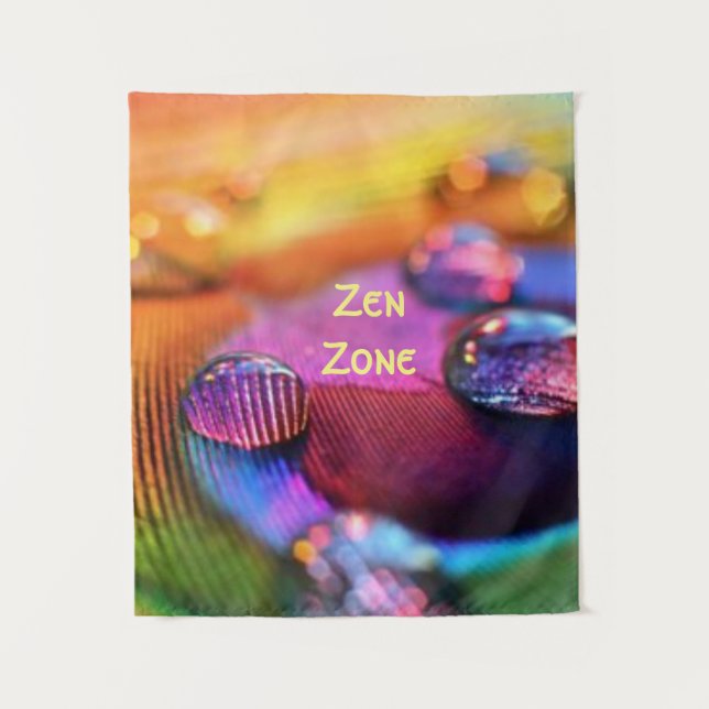 PEACEFUL WALL ART - ZEN ZONE Tapestry (50" x 60")  (Front)