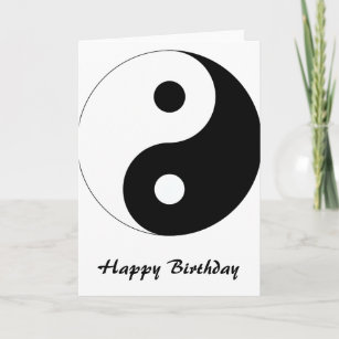 Peaceful Yin Yang Card