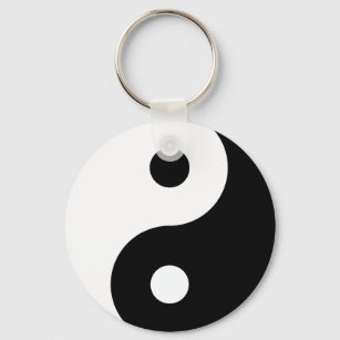 Peaceful Yin Yang Keychain