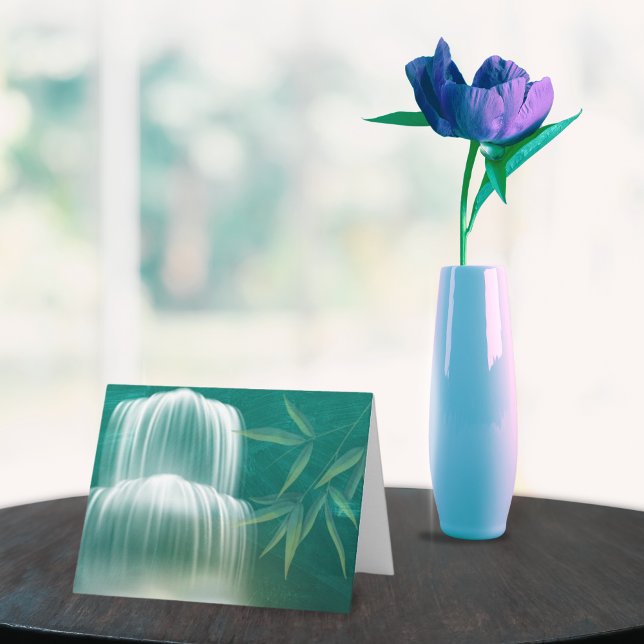 Peaceful Zen Waterfall Notecard (Creator Uploaded)