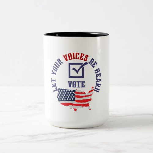 Peacefully and Patriotically coffee mugs