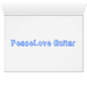 PeaceLove Guitar Art (Inside Horizontal (Bottom))