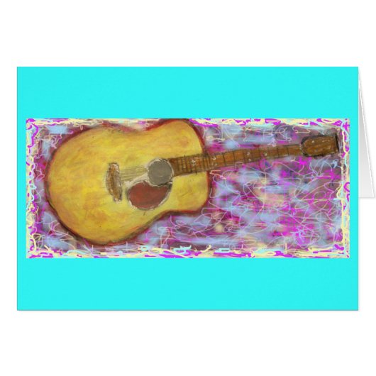 PeaceLove Guitar Art (Front Horizontal)