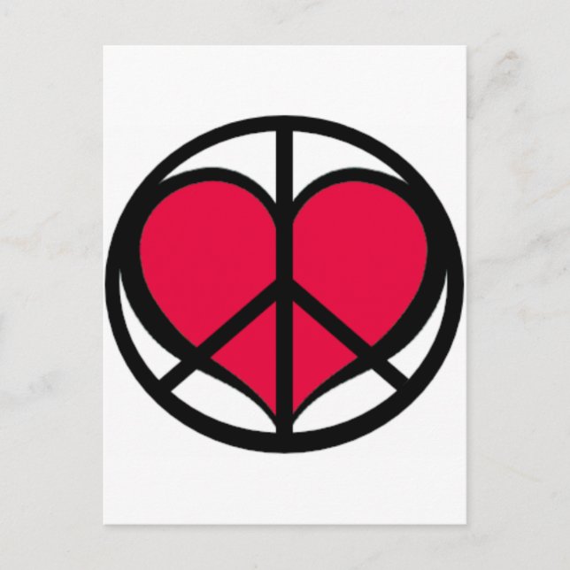 PeaceLove Postcard (Front)