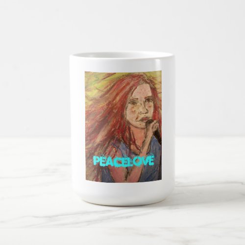 PeaceLove Rocker Girl Coffee Mug