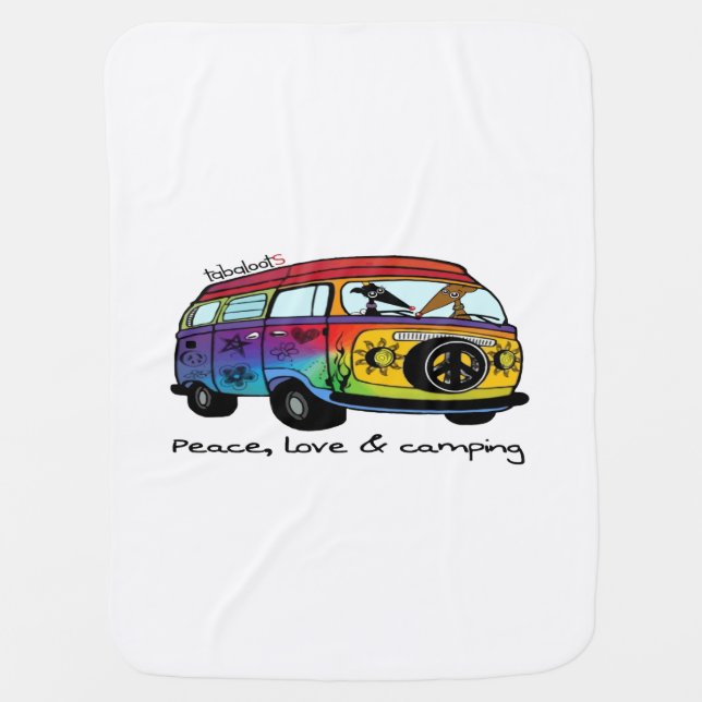 Peaceloveandcamping Blanket Baby (Front)