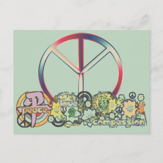 peacelovecompassion postcard