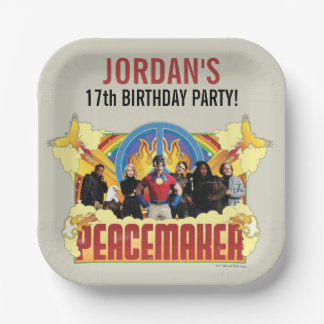 Peacemaker the Series Birthday Paper Plates