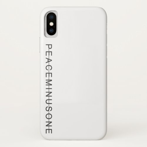 PeaceMinusOne Iphone Case