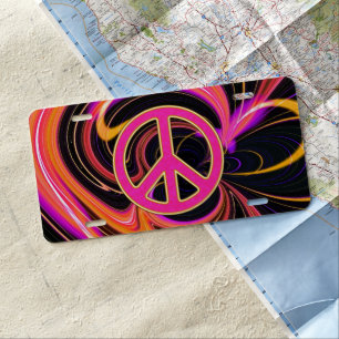 PeaceNebula License Plate