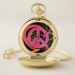 PeaceNebula Pocket Watch