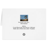 Peacenik Card (Back Horizontal)