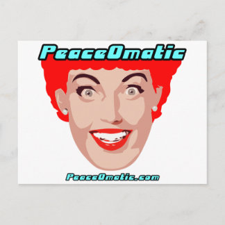 PeaceOmatic World peace Postcard