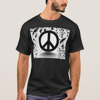 Peacesign splatter T-Shirt