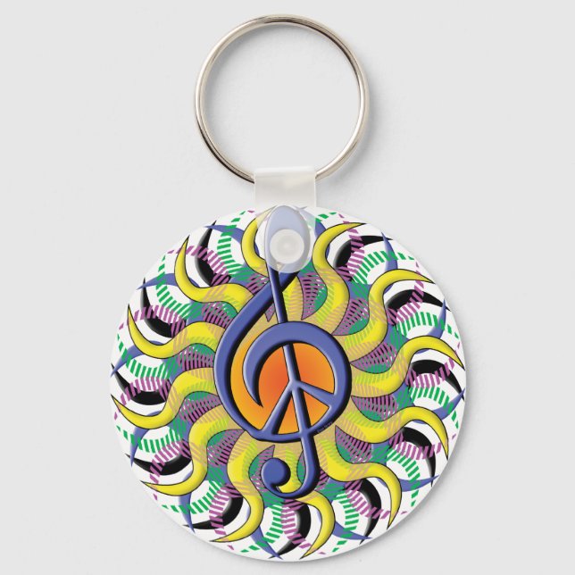 PeaceSun Keychain (Front)