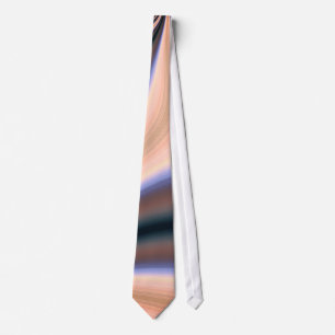Peach and blue steel tie design