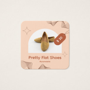 Peach and Brown Minimalist Pretty Flat Shoes Price