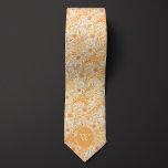 Peach and Cream Floral Neck Tie<br><div class="desc">Radiate elegance with our Peach and Cream Floral Neck Tie. The combination of peach and cream,  along with the floral pattern,  adds a touch of sophistication to your wedding attire. Don't forget to pair it with our matching socks for a complete ensemble.</div>