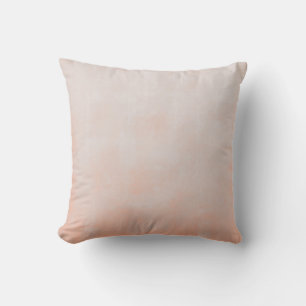 Peach and gray rustic throw pillow
