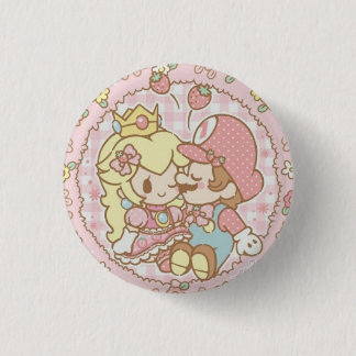 Peach and Mario Button